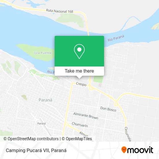 Mapa de Camping Pucará VII