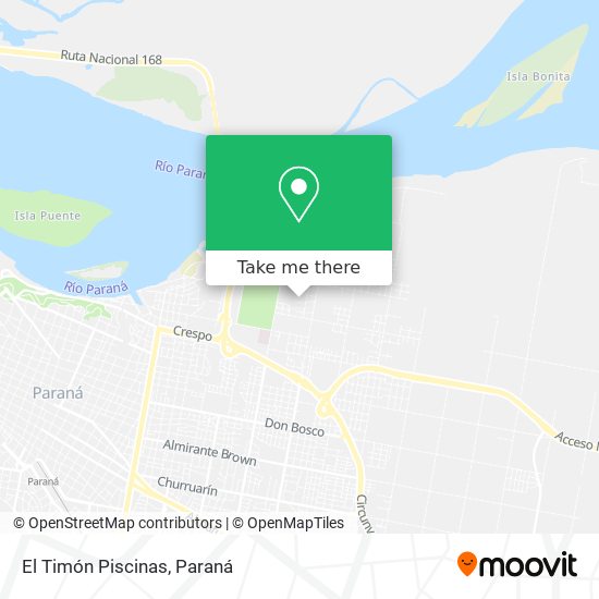 El Timón Piscinas map