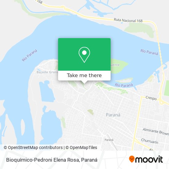 Bioquímico-Pedroni Elena Rosa map