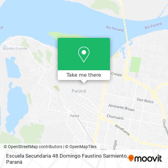 Escuela Secundaria 48 Domingo Faustino Sarmiento map
