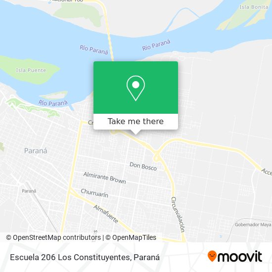 Escuela 206 Los Constituyentes map