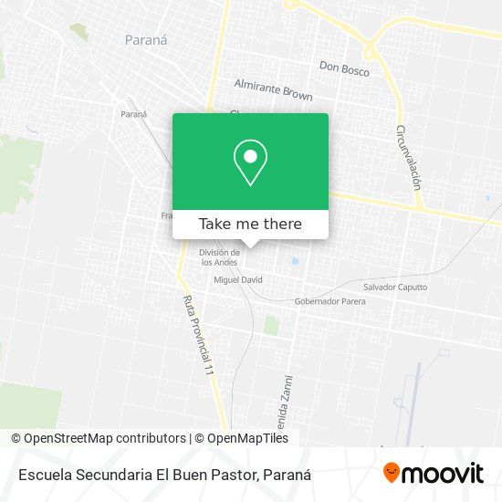Escuela Secundaria El Buen Pastor map