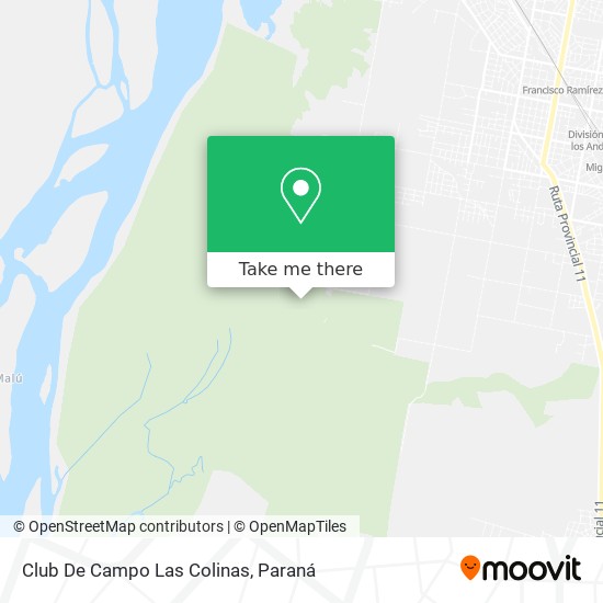 Club De Campo Las Colinas map