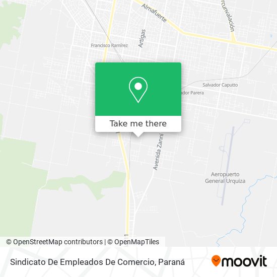 Mapa de Sindicato De Empleados De Comercio