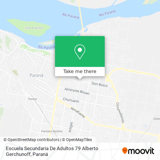 Escuela Secundaria De Adultos 79 Alberto Gerchunoff map