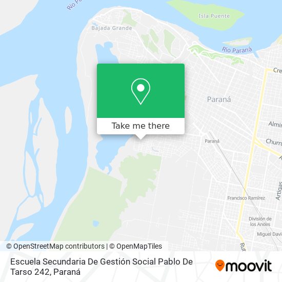 Escuela Secundaria De Gestión Social Pablo De Tarso 242 map