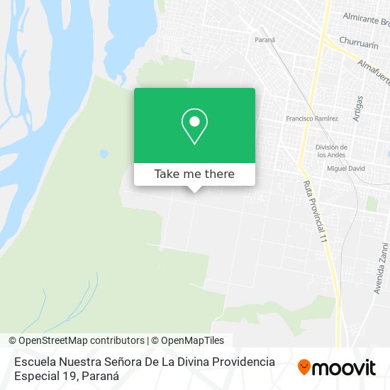 Escuela Nuestra Señora De La Divina Providencia Especial 19 map