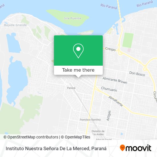 Instituto Nuestra Señora De La Merced map