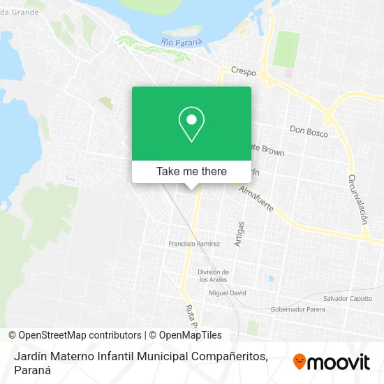 Jardín Materno Infantil Municipal Compañeritos map