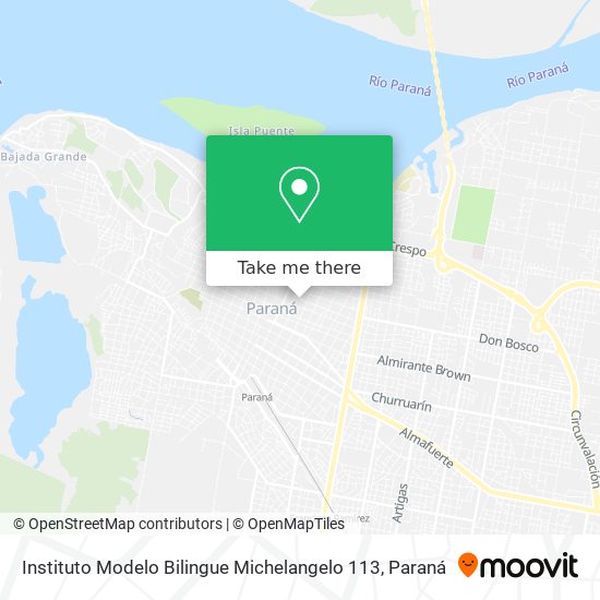 Instituto Modelo Bilingue Michelangelo 113 map