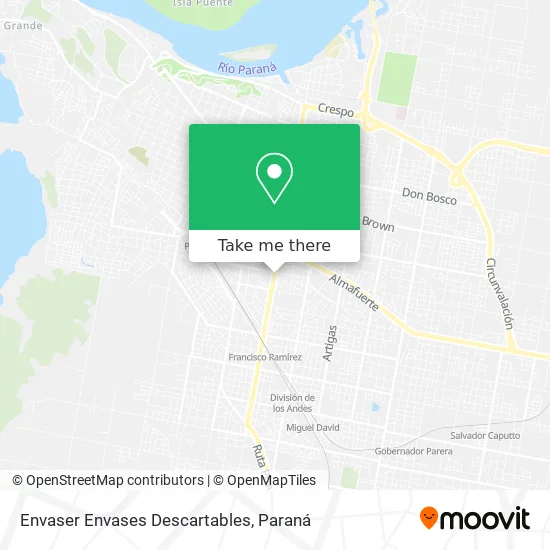 Envaser Envases Descartables map