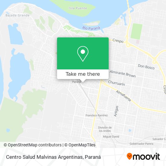 Centro Salud Malvinas Argentinas map