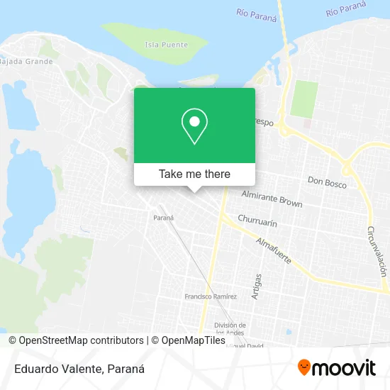 Mapa de Eduardo Valente