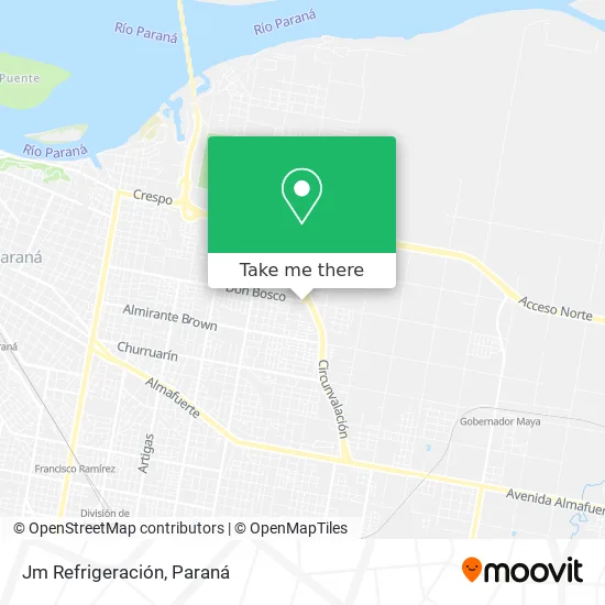 Jm Refrigeración map