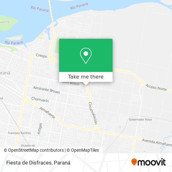 Mapa de Fiesta de Disfraces