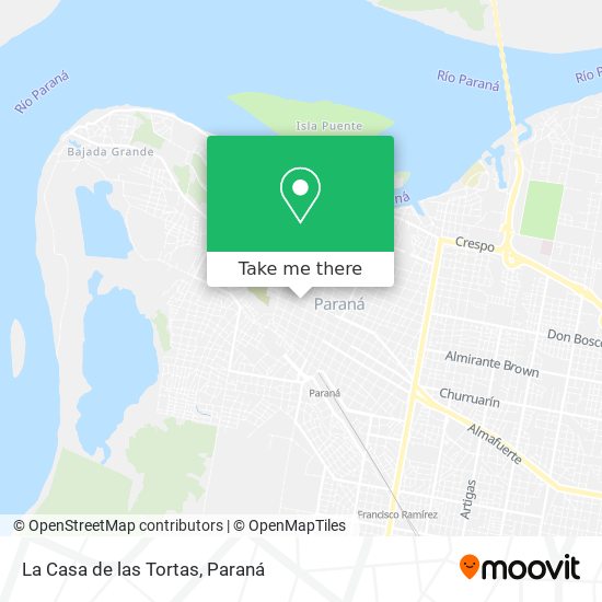 La Casa de las Tortas map
