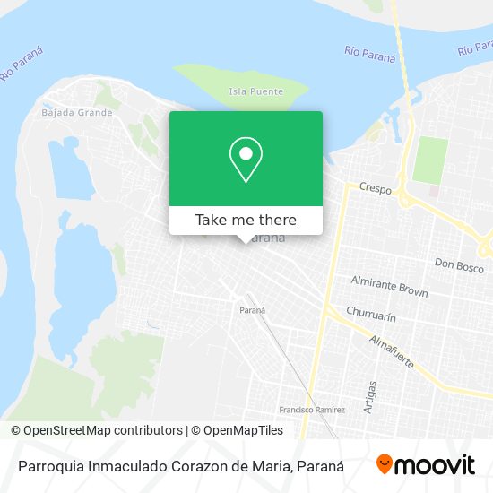 Parroquia Inmaculado Corazon de Maria map