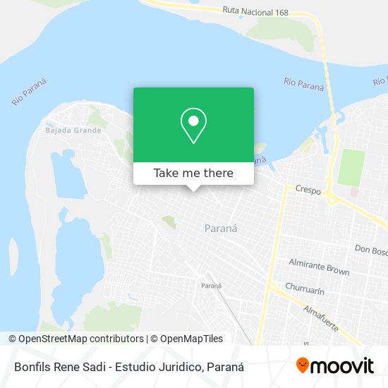 Bonfils Rene Sadi - Estudio Juridico map