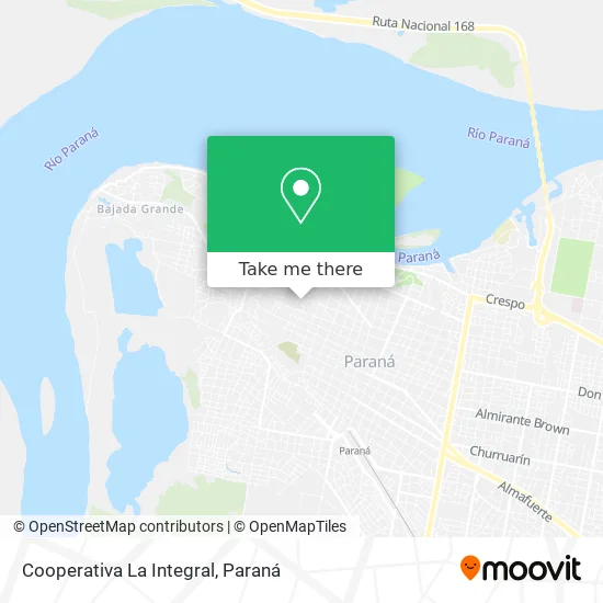 Cooperativa La Integral map