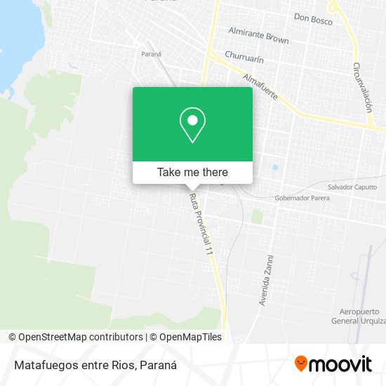 Matafuegos entre Rios map