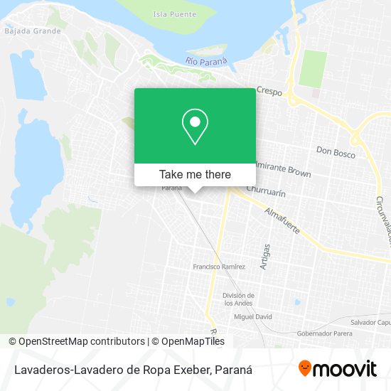 Lavaderos-Lavadero de Ropa Exeber map