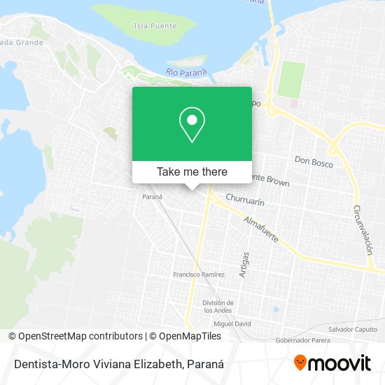 Dentista-Moro Viviana Elizabeth map
