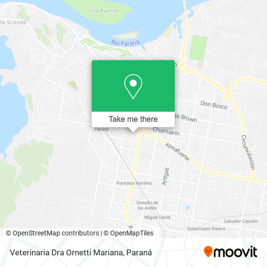 Veterinaria Dra Ornetti Mariana map