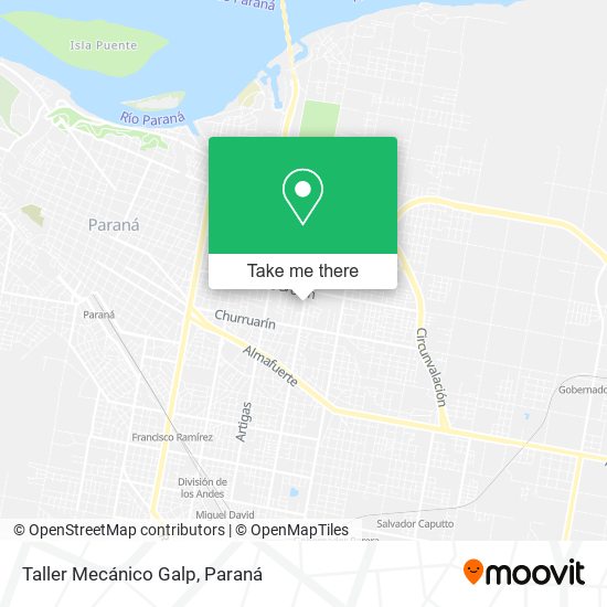 Taller Mecánico Galp map