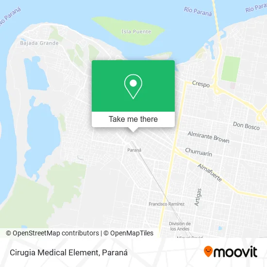 Cirugia Medical Element map