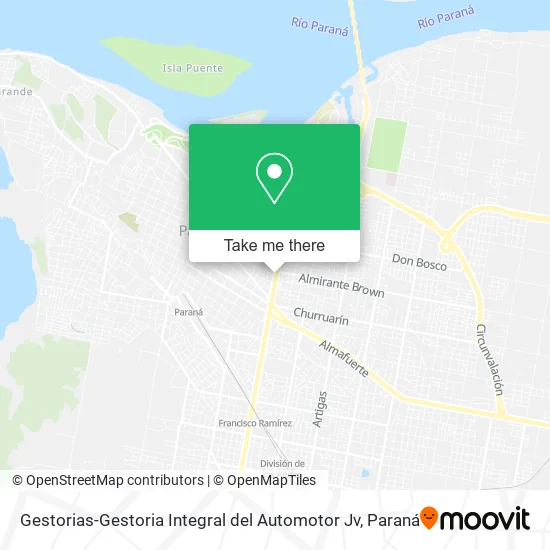 Mapa de Gestorias-Gestoria Integral del Automotor Jv