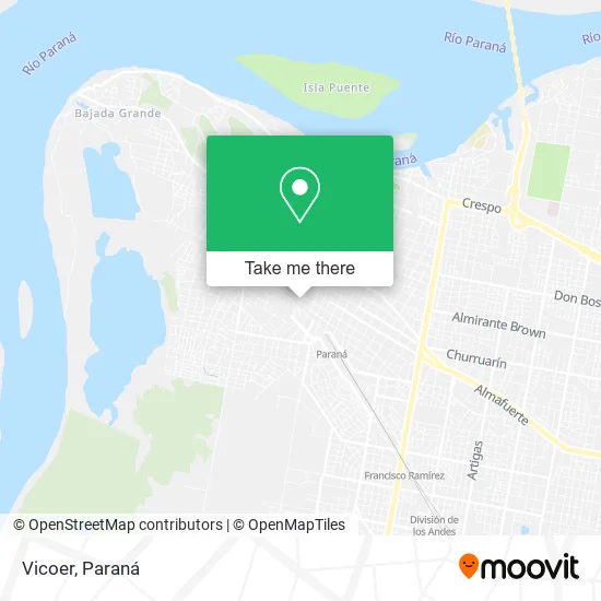 Mapa de Vicoer