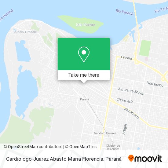 Cardiologo-Juarez Abasto Maria Florencia map