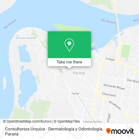 Consultorios Urquiza - Dermatología y Odontología map