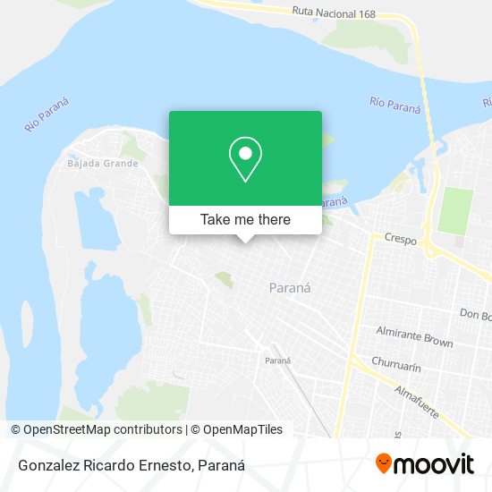 Gonzalez Ricardo Ernesto map