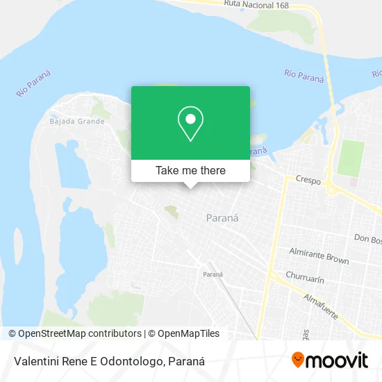 Mapa de Valentini Rene E Odontologo
