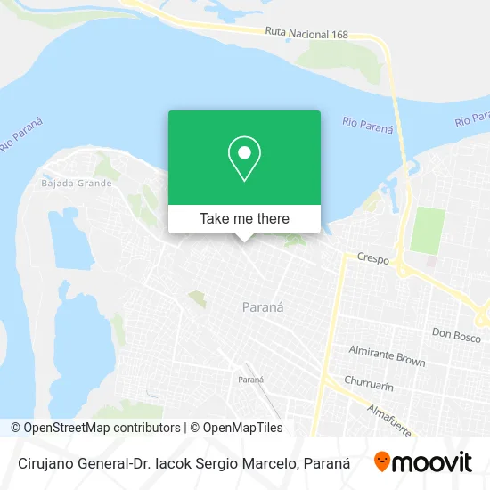 Cirujano General-Dr. Iacok Sergio Marcelo map