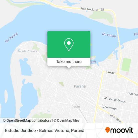 Estudio Juridico - Balmas Victoria map