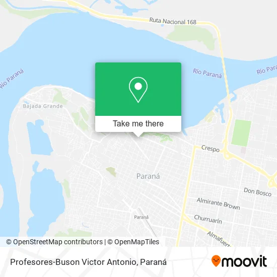 Profesores-Buson Victor Antonio map