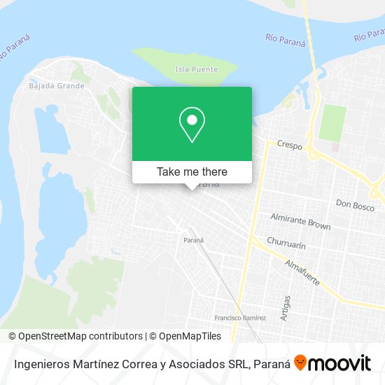 Ingenieros Martínez Correa y Asociados SRL map
