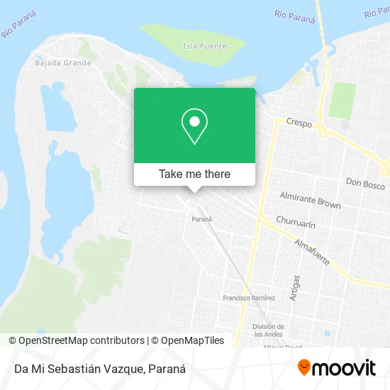 Da Mi Sebastián Vazque map