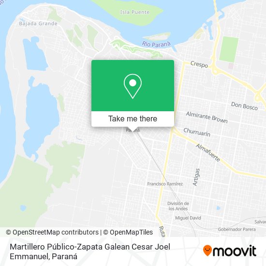 Martillero Público-Zapata Galean Cesar Joel Emmanuel map