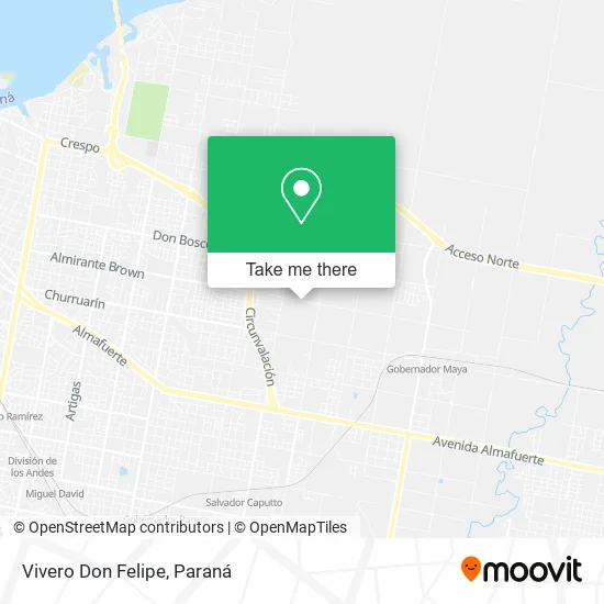 Mapa de Vivero Don Felipe