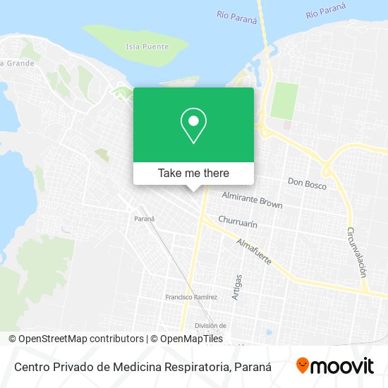 Centro Privado de Medicina Respiratoria map