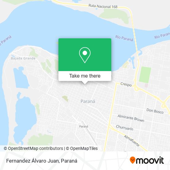 Fernandez Álvaro Juan map