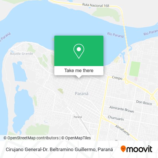 Mapa de Cirujano General-Dr. Beltramino Guillermo