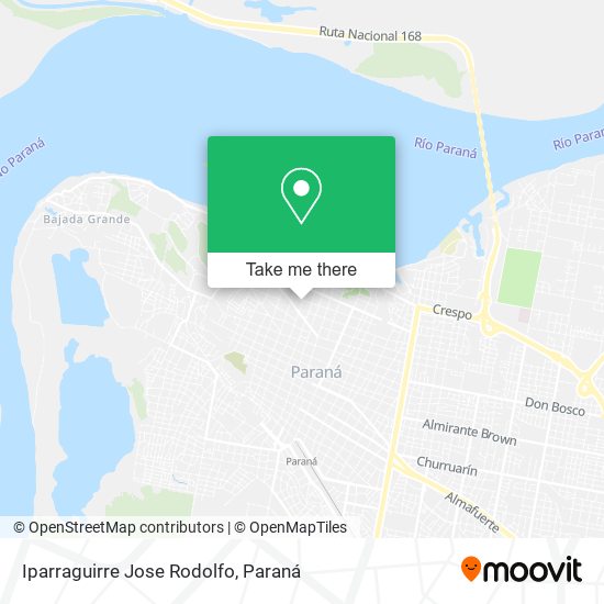 Mapa de Iparraguirre Jose Rodolfo