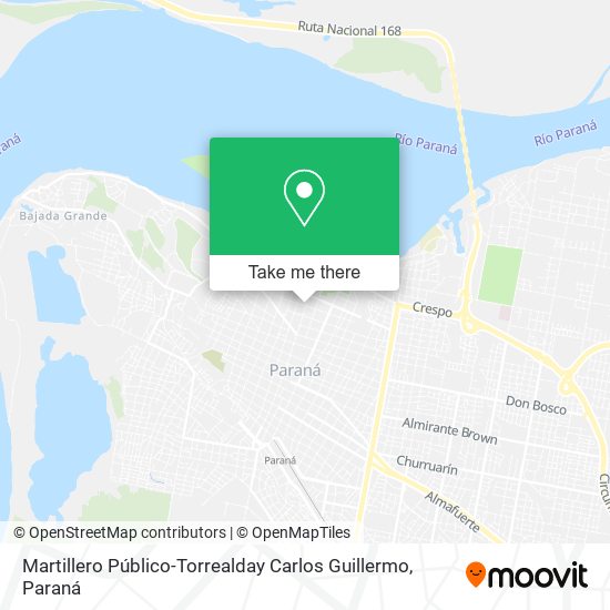 Mapa de Martillero Público-Torrealday Carlos Guillermo