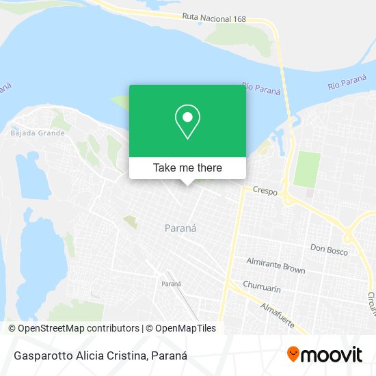 Gasparotto Alicia Cristina map
