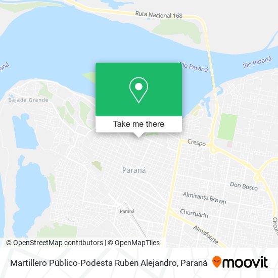 Martillero Público-Podesta Ruben Alejandro map