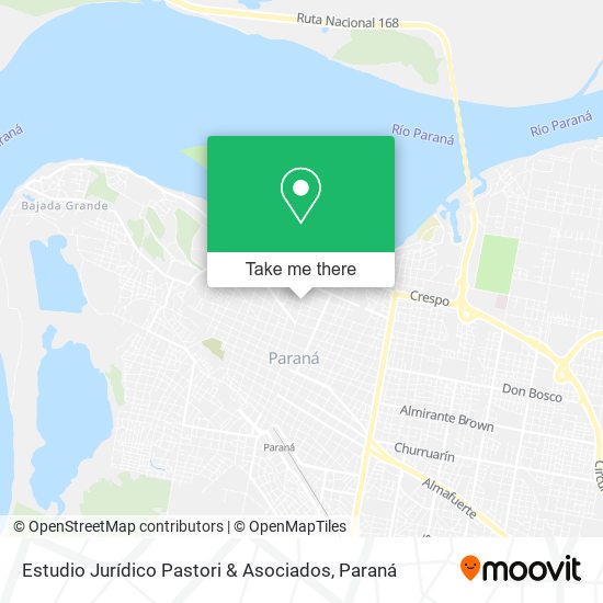 Estudio Jurídico Pastori & Asociados map